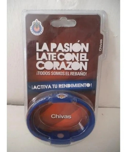 Imagen 4 de 4 de Remate 10 Pulsera Chivas Grande Futbol Oferta