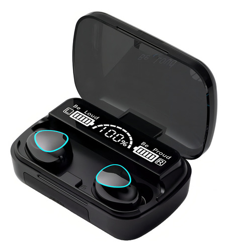 Audifono In Ear Tactil Bluetooth Bw-m10 Color Negro