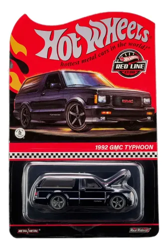 Hot Wheels Rlc Gmc Typhoon 1992 | Mattel Red Line Club Negro