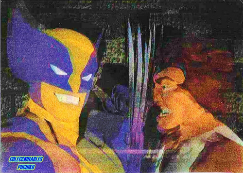 Marvel Comic Card Wolverine Motion 3d Fleer 1996 Tarjeta 29