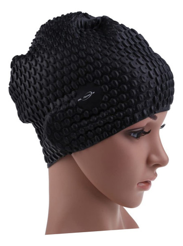 Gorro Natacion Para Mujer Silicona Impermeable Gorra Cabello