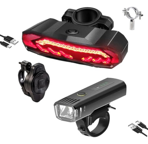 Bike Tail Light With Turn Signals And Alarm Automatic Brake