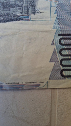 Billetes Liras Italianas 5000 Y 10000 (Usado)