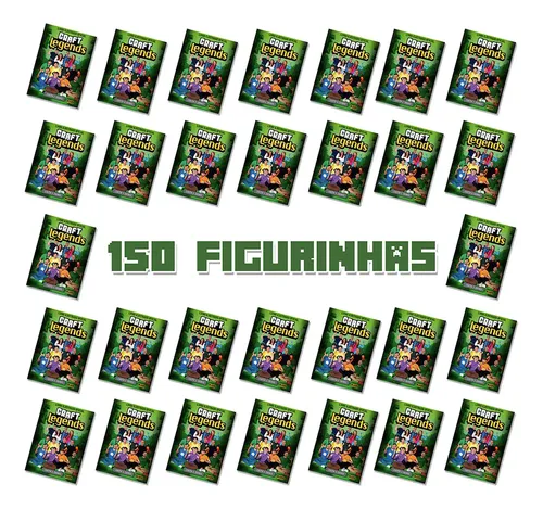 Kit De 30 Envelopes Com 150 Cromos, De Craft Legends. 1, Vol. 1
