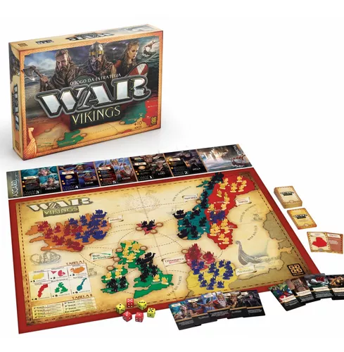 Jogo Tabuleiro - War Vikings - Grow - Armarinho Delmar