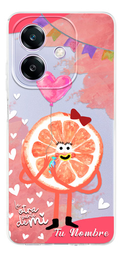Funda Para Oppo De Parejas Media Naranja Nombre De Ella