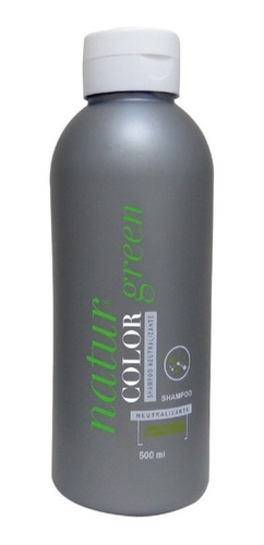 Shampoo Neutralizante Cabellos Grises Natur Color Green 500g
