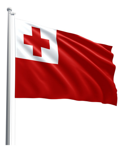 Bandeira De Tonga Em Tecido Oxford 100% Poliéster