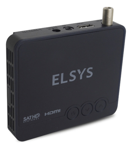 Kit 2 Satmax 6 Tv Via Satelite Elsys Sathd Cor Preto