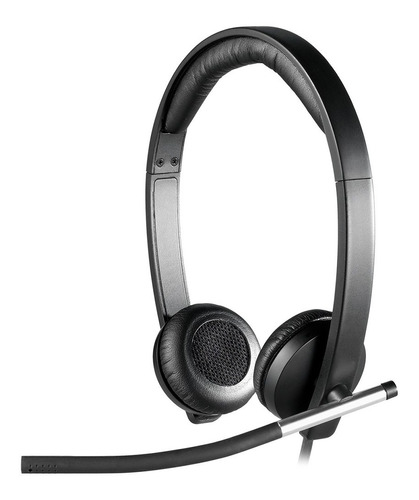 Imagen 1 de 7 de Auriculares Headset Logitech H650e Estereo Oficina Usb Skype