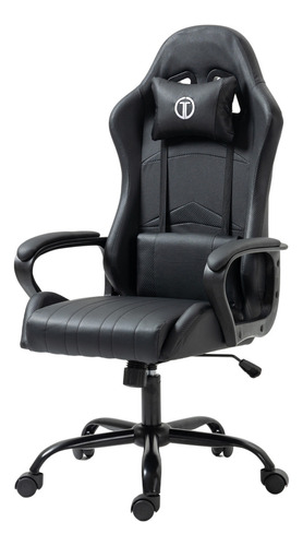 Silla Gamer Comoda Resistente Reclinable Ergonómica Lion Color Negro