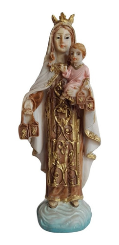 Mini Estatua Virgen Del Carmen 7,5cm Imagen Souvenirs (italy