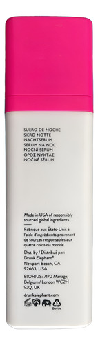 Sérum Facial Framboos - Drunk Elephant Para Pele Radiante Todo Tipo De Pele Noite