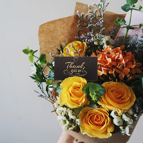 60 Tarjetas De Agradecimiento Para Clientes Que Compren Tarj