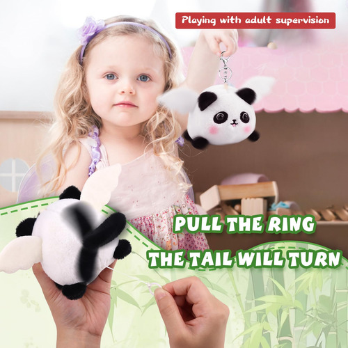 Animales De Peluche Pandas Interactivos Para Niños Color
