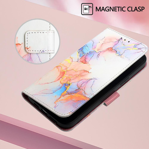 Funda For Cubot A20 Con Función Atril Y Diseño De Mármol De Poliuretano.