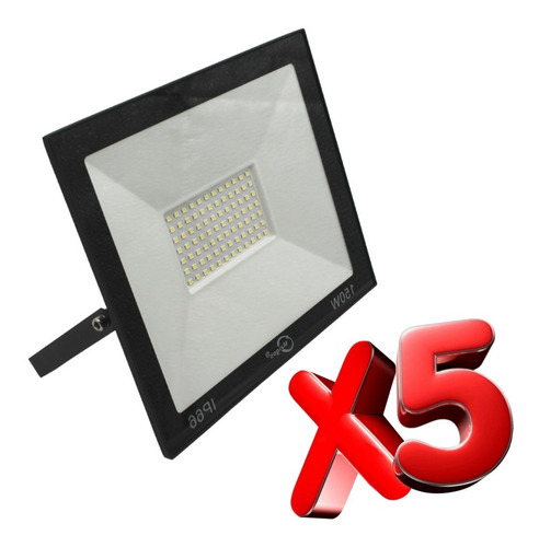 Paquete 5 Pz Reflector Led 150w (1500w) Súper Potente