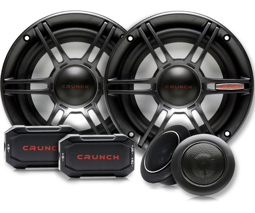 Set De Medios 6.5´´ Crunch Cs65c 300w Max