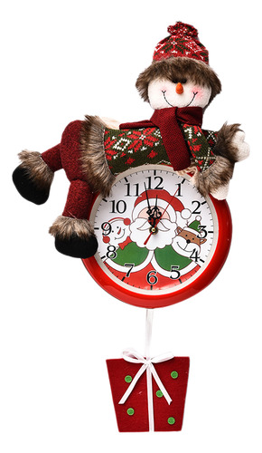 Reloj De Pared Navideño Para Sala De Estar, Reloj Colgante N