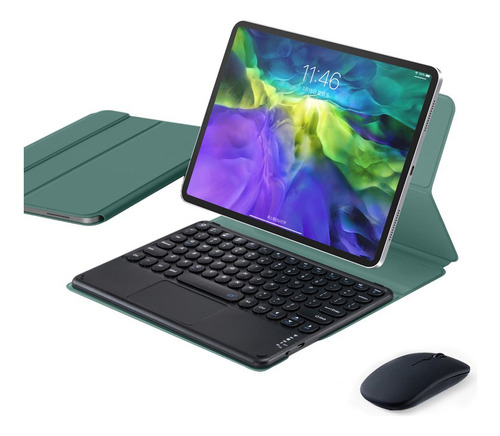 W Teclado Táctil Retro, Funda Y Ratón Para iPad Pro11 2021