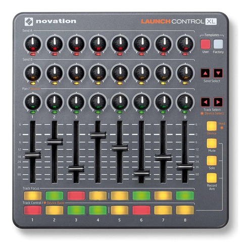 Controlador DJ Novation Launch Control XL gris