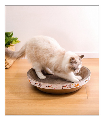 Rascador Redondo Extra-grande Para Gatos Con Catnip 45*9cm