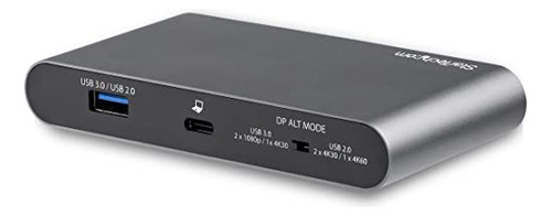 Startech.com Base Usb C - Displayport Para Doble Monitor De