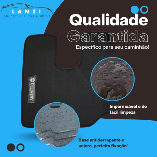 Imagem 5 de 6 de Tapetes Delivery Antiderrapante Borracha Caminhão Volks