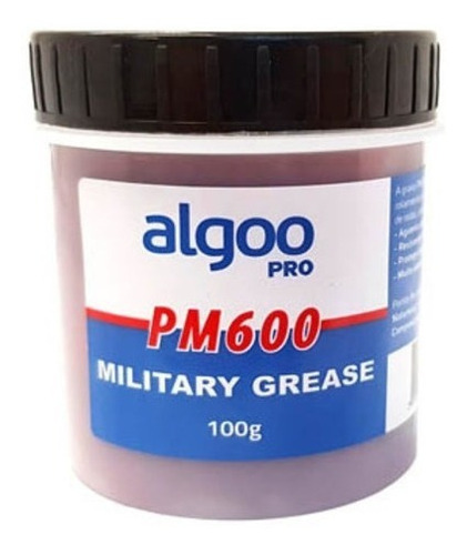 Graxa Algoo Pro Militar Pm600 Suspensão Bike Proteção 100gr