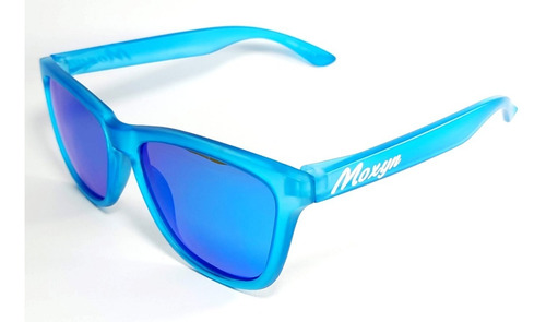 Imagen 3 de 3 de Gafas Sol Moxyn Europa Wayfarer Anteojo Lente Blue