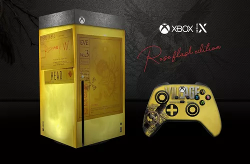 RESIDENT EVIL VILLAGE XBOX ONE FAT VS XBOX SERIES S COM E SEM