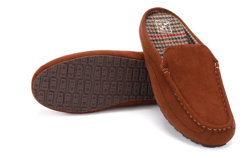 Pantufla Cardinale Pantuflas Hombre Textil Lodge-2-01 Café C