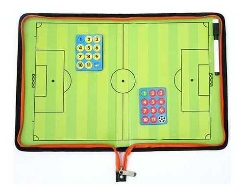 Cancha Magnetica Futbol Plegable Portatil Tactica Tablero