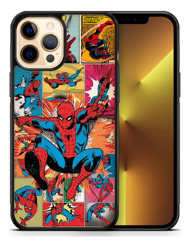 Funda Protectora Para iPhone Spiderman Vintage Hombre Araña 