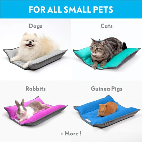 Cama De Conejo Reversible Para Mascotas, Forro Polar