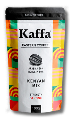 Café Kaffa Kenyan Mix Medium 100gr Molido Fino Ub