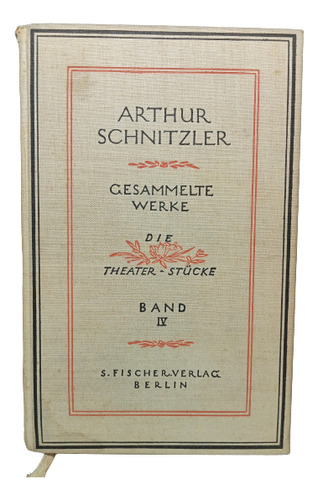 Los Juegos - En Alemán -  Arthur Schnitzler - 1912