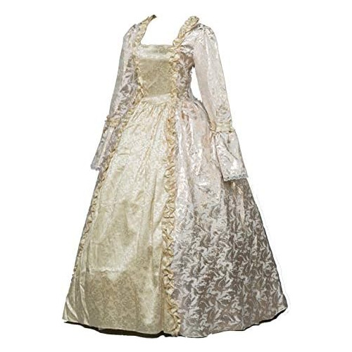 Vestido De Época Rococó De 1700, Vestido De Renacimie...