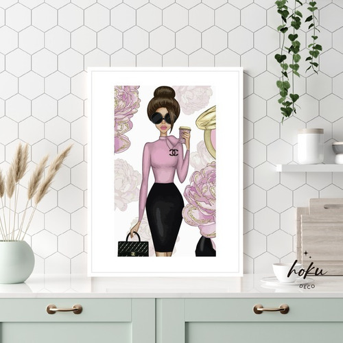Cuadro Moda - Marcas - 20x30 Cm