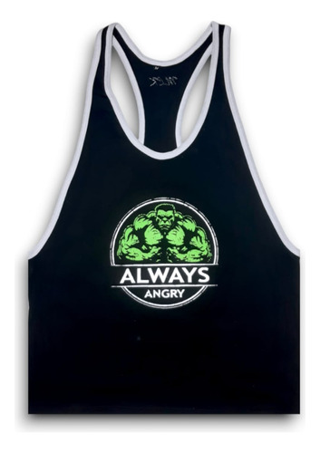 Musculosa Olímpica Hulks Always Angry Culturismo Deporte 