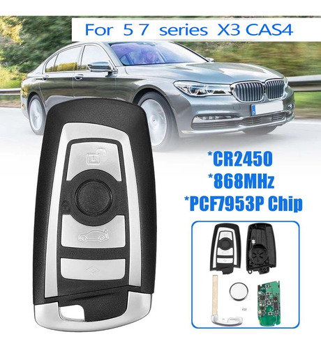 Funda Con Mando A Distancia Inteligente Para Coche, 4 Botone