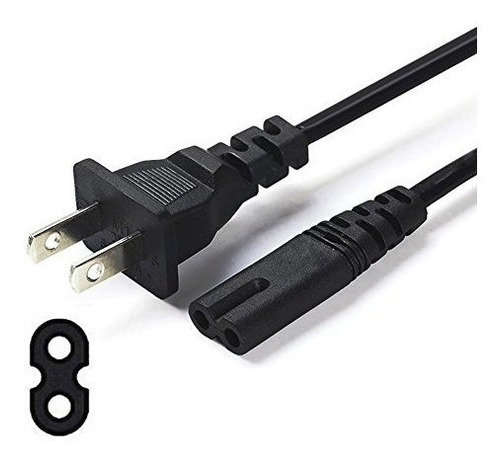 [listado Ul] Cable De Cable De Alimentacion 6foot 2 Ranuras