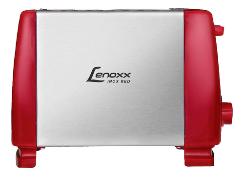 Torradeira Inox Red Fast Ptr203 Lenoxx 110v Cor Vermelho