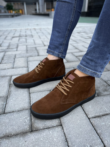 Botas Botitas De Cuero Gamuza Chavito De Hombre Libertarios
