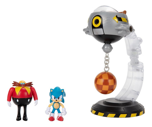 Sonic The Hedgehog Egg Mobile Battle Set Con Figuras De Acci