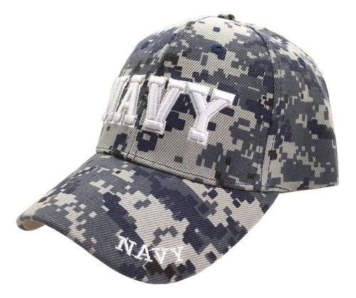 Gorra Bordada Acu De Camuflaje Con Letras 3d De Veterano Mil