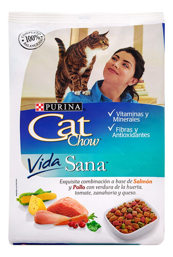 Croquetas Cat Chow Vida Sana X 450g