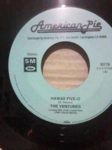 The Ventures. Hawaii 5 - 0. Sencillo 45 Rpm.