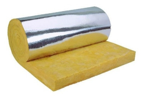 Rollo Lana De Vidrio Con Foil De Aluminio 2 Esp Y 12 Kg/mt3