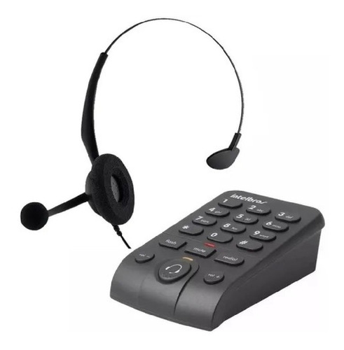 Headset Telefone Intelbras Hsb50 Telemarketing - Atendimento